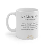 Mug - A + Mornings